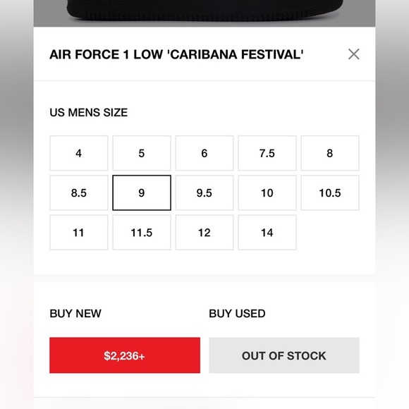 NIKE Air FORCE low caribana festival